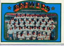 1972 Topps Baseball Cards      106     Milwaukee Brewers TC